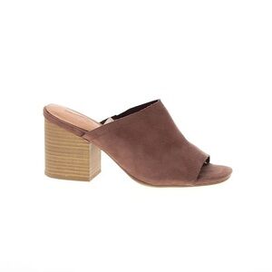 Universal Thread Chocolate Brown Suede Mules, Sz 9
